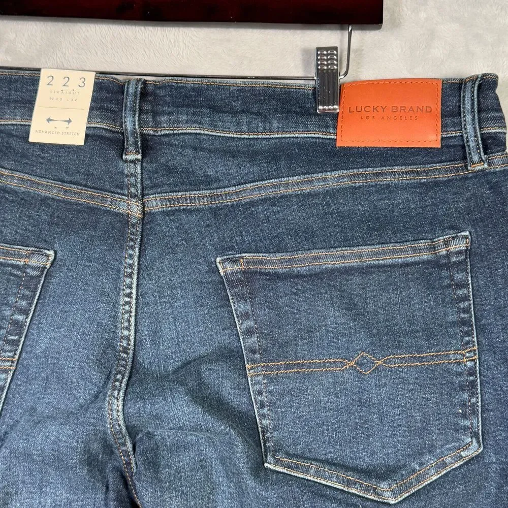 Lucky Brand Jeans‎ Mens 40x30 Blue Denim 223 Straight Stretch